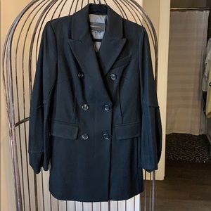 BCBG Black Coat Wide Sleeve